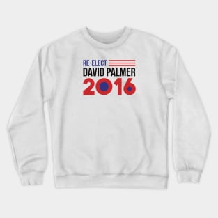 Re-Elect David Palmer 2016 (Flag) Crewneck Sweatshirt